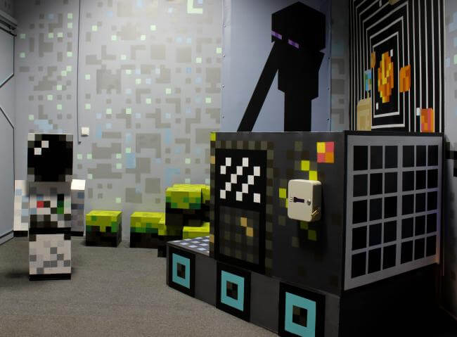 Картинка квест комнаты Minecraft: Космические приключения в городе Киев